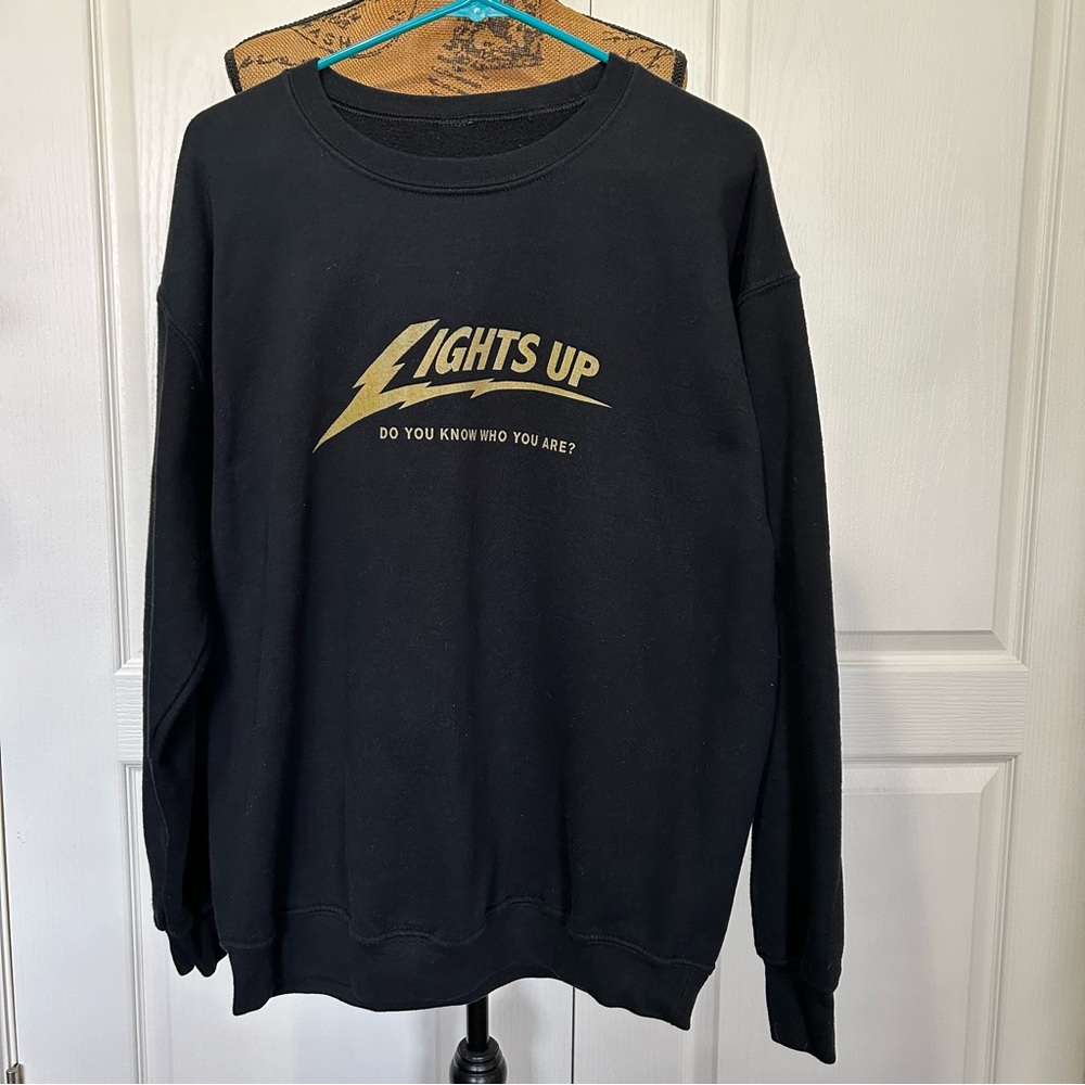 Harry Styles Lights Up Do You Know Who You Are? Black Sweatshirt Large